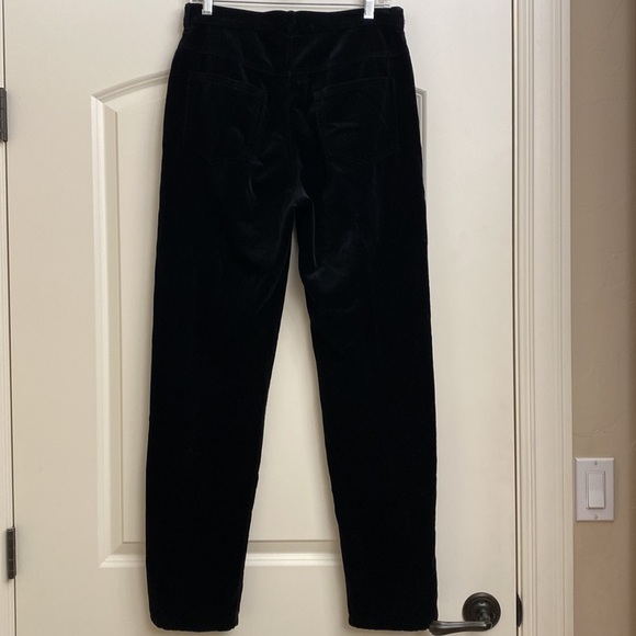 Karen Kane Velvet Pants Womens Jean style festive, party dressy vintage Size 12 - Picture 8 of 9